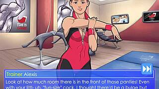 trainer alexis fucks you with strapon in your new life