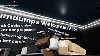 Roblox Cat Girl Bent Over For Big Black Cock In Doggystyle