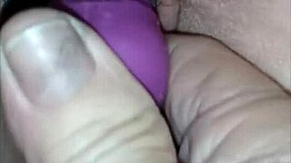 34-year-old Tennessee slutwife bent over on sawhorse getting pussy closeup and dildo fucked.