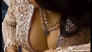 Hot Indian Actress Shows Boobs and Nipples in Scene