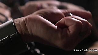 Small Tits Submissive Endures Strict Bondage Whipping And Rough Fucking