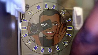 kitty quinn jerks my big cock and squirts in pov.