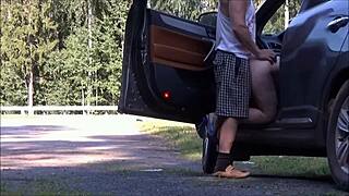 Fucked traveler on road!