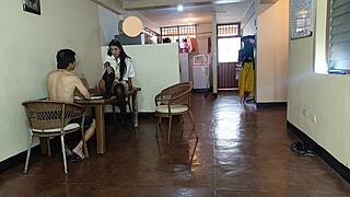 College girl fingered by kinky stepfather.