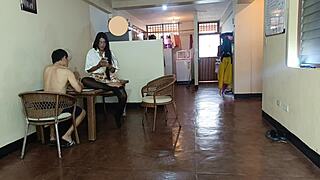 College girl fingered by kinky stepfather.