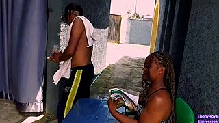 The Good Neighbor Helps Me With My Assignment By Giving Me A Blowjob And Fucking My Ass Just The Way I Like It.