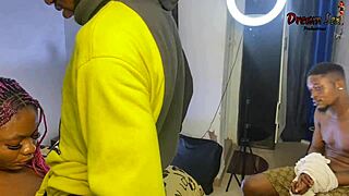 husband watches wife fucked for money