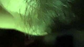 Cumshot on her tits, wife sucks big cock and swallows mouthful.