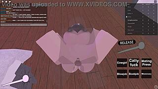 Intriguing rough sex in 150 roblox porn, riding and sucking big cocks
