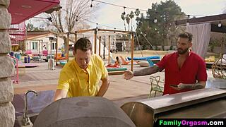 Familyorgasm - family guy tongues friend's stepdaughter on sausage day