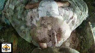 Watch that round ass granny take it doggystyle for a creampie.