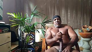 Check out this Brazilian bear's huge cock