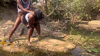 Nearly Caught Riverside Fucking Quickie