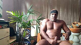 Check out this Brazilian bear's huge cock