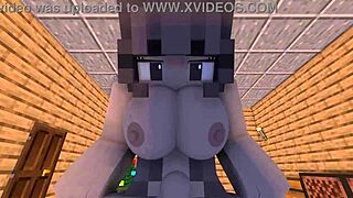 pov sweet christmas evening with ex girlfriend in minecraft animation