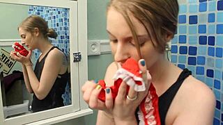 Amber Rayne And Dani Daniels Scissoring In Heels At Party