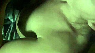 Cumshot on her tits, wife sucks big cock and swallows mouthful.