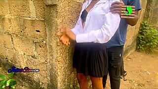 lagos school girl rides big black cock