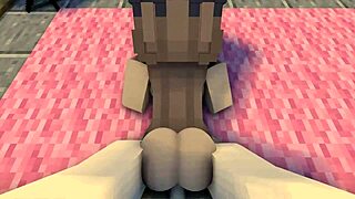 pov sweet christmas evening with ex girlfriend in minecraft animation