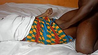 african student and teacher enjoying a quickie together