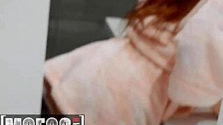 Catalina Ossa prefers Cyrus's monster cock over rubbing in the shower 😏