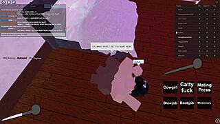 Intriguing rough sex in 150 roblox porn, riding and sucking big cocks