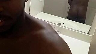 Intensely Masturbating In Front Of Mirror.