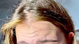 Blonde Stepsister Gives Sloppy Blowjob Before Bed