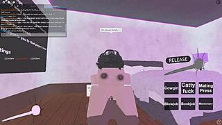 Intriguing rough sex in 150 roblox porn, riding and sucking big cocks