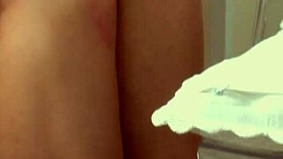 Beautiful Teen Pleasures Tight Pussy With Glass Dildo