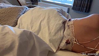 Why is this shy Arab stepmother sharing a bed with her son in the hotel?