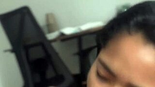 Deep and sloppy blowjob by amateur couple