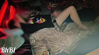 Intense Sex On Hotel Bed