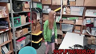 Cute teen delinquent receives facial after hardcore fucking with big cock