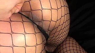 He cums in doggy after whipping that big latin ass with gag and moans