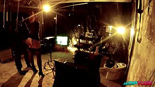 2 cocks 2 cunts and harness in dungeon