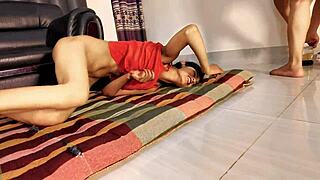 Will Sistya's First Call End With Cum In Her Tight Asshole?