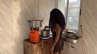 Newlyweds Fuck Passionately In Kitchen