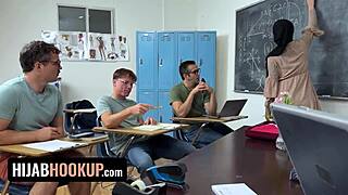 seducing my teacher wasnt easy but my cock was determined to get that pussy ️