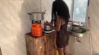 Newlyweds Fuck Passionately In Kitchen