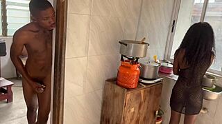 Newlyweds Fuck Passionately In Kitchen