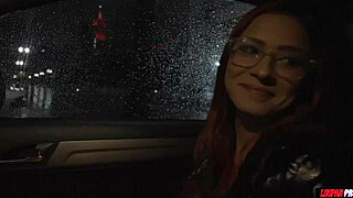 Redhead delights in cock and hot cum, a skinny anal contrast.