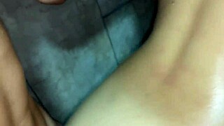 teen licks blowjob in lingerie shower!