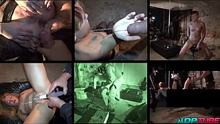 2 cocks 2 cunts and harness in dungeon