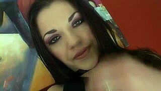 Alicia Angel Craves More Than A Dildo, So She Takes A Hard Cock In Her Ass And Swallows Cum