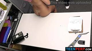 Loss Prevention Officer Jovan Catches Luna Stealing Candy