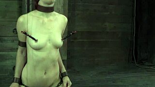 Restrained Gagged Sub Toyed By Maledom!