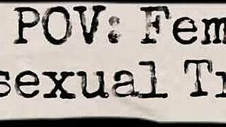 Mistress julia feminizes you into a sissy and teaches cock sucking