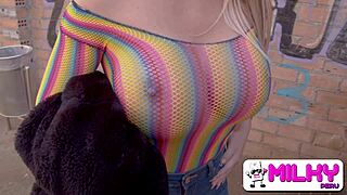 Busty spanish milf cant resist cock suck