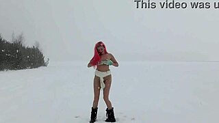 i like to cool down in nature with my skinny body